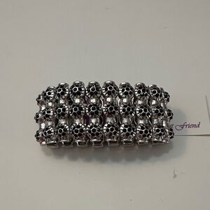 Kiara Silver  and Black Bracelet